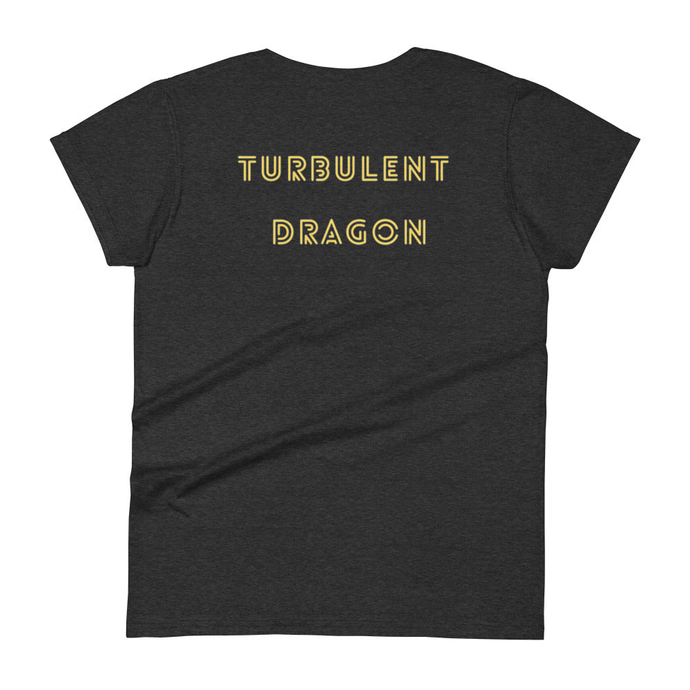 Camiseta feminina com mangas curtas