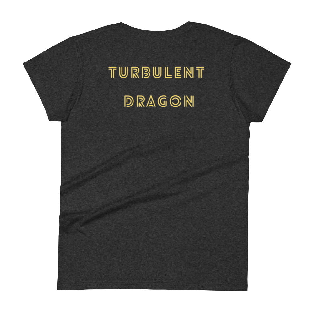 Camiseta feminina com mangas curtas