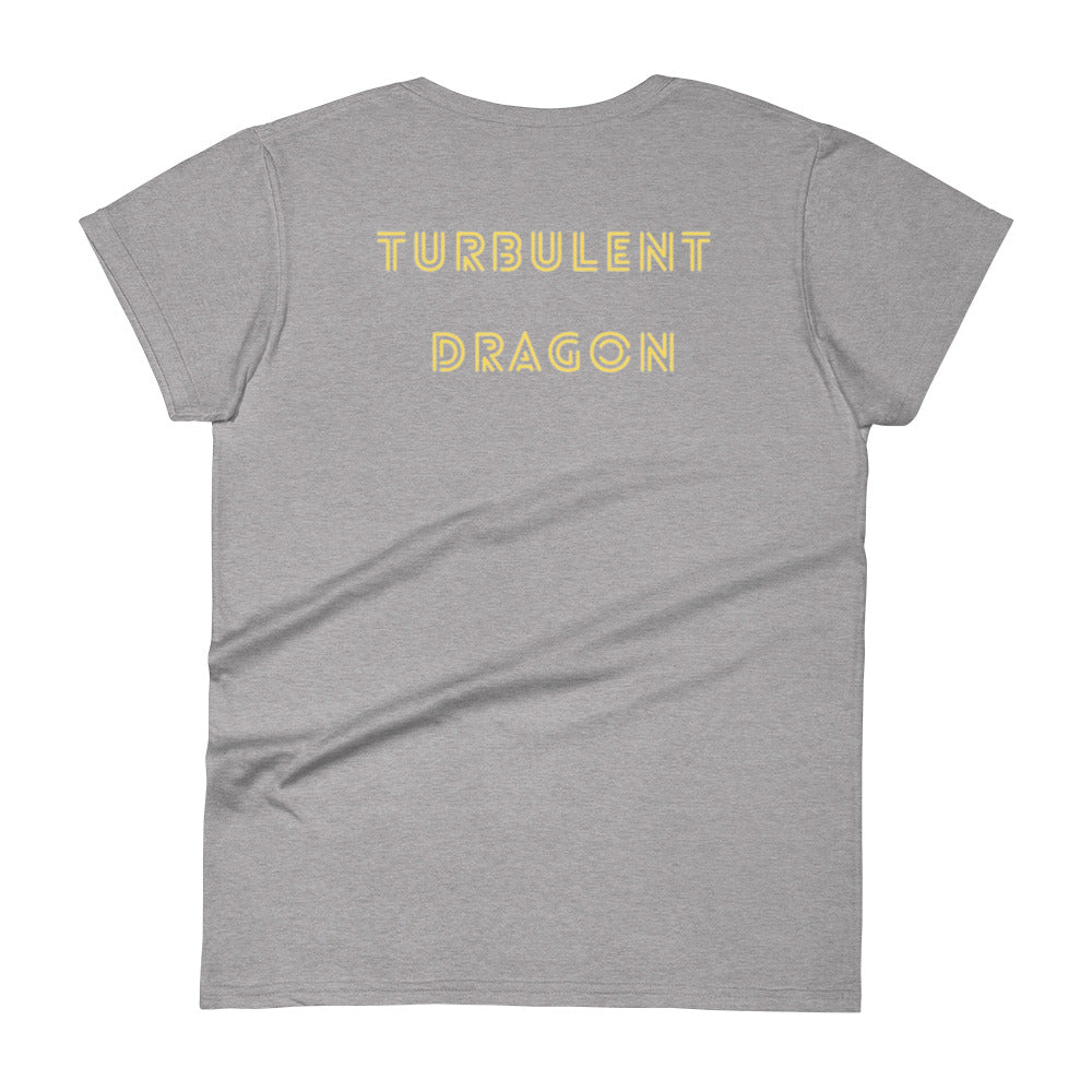 Camiseta feminina com mangas curtas