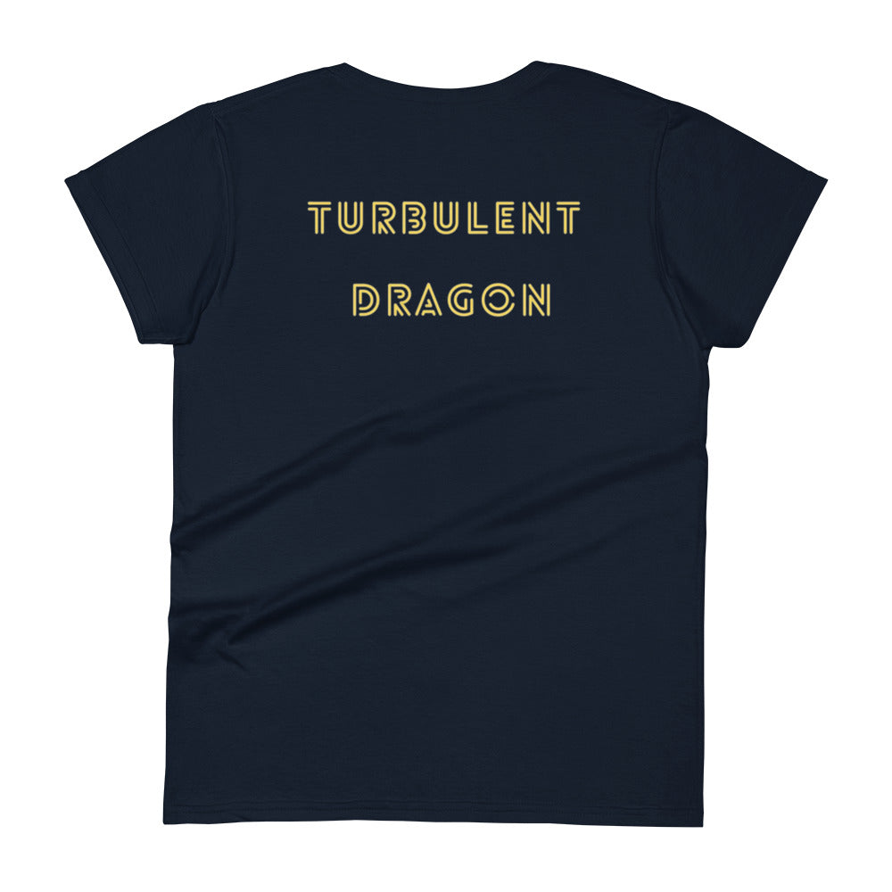Camiseta feminina com mangas curtas