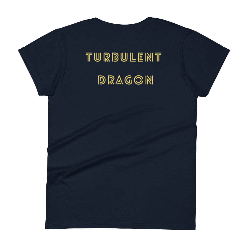 Camiseta feminina com mangas curtas