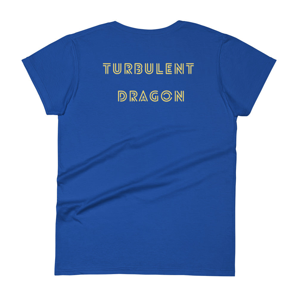 Camiseta feminina com mangas curtas