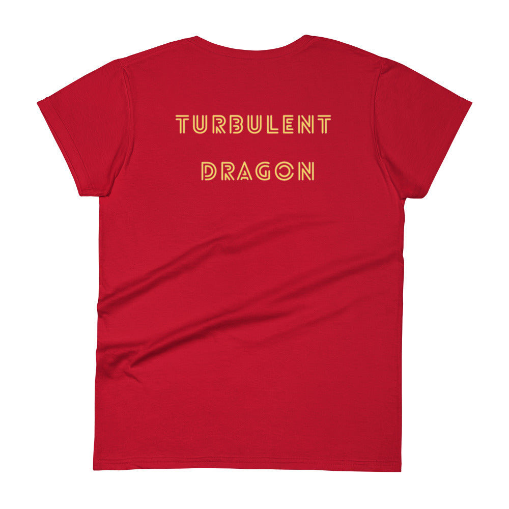 Camiseta feminina com mangas curtas