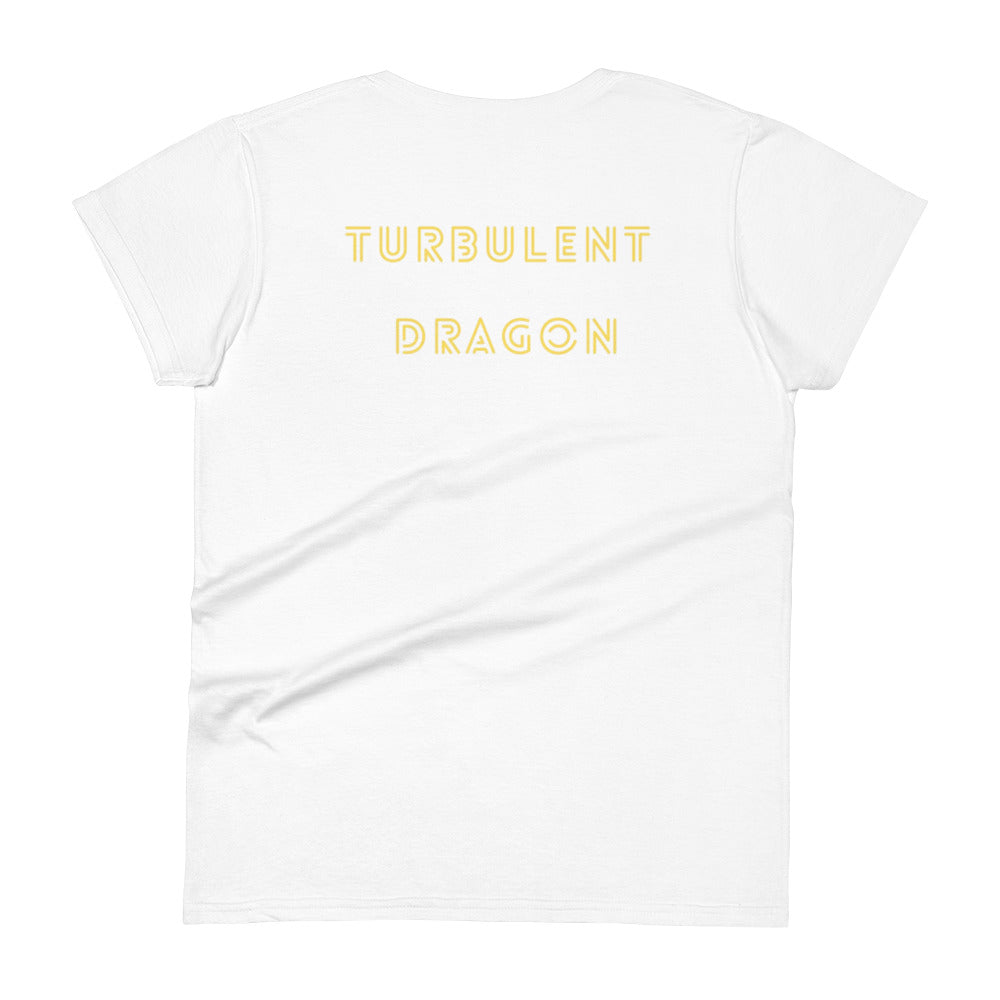Camiseta feminina com mangas curtas