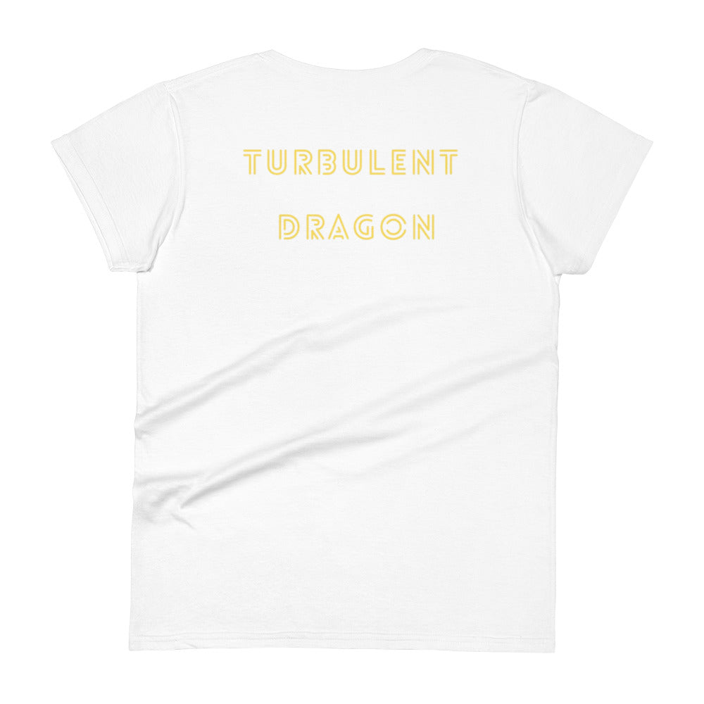 Camiseta feminina com mangas curtas