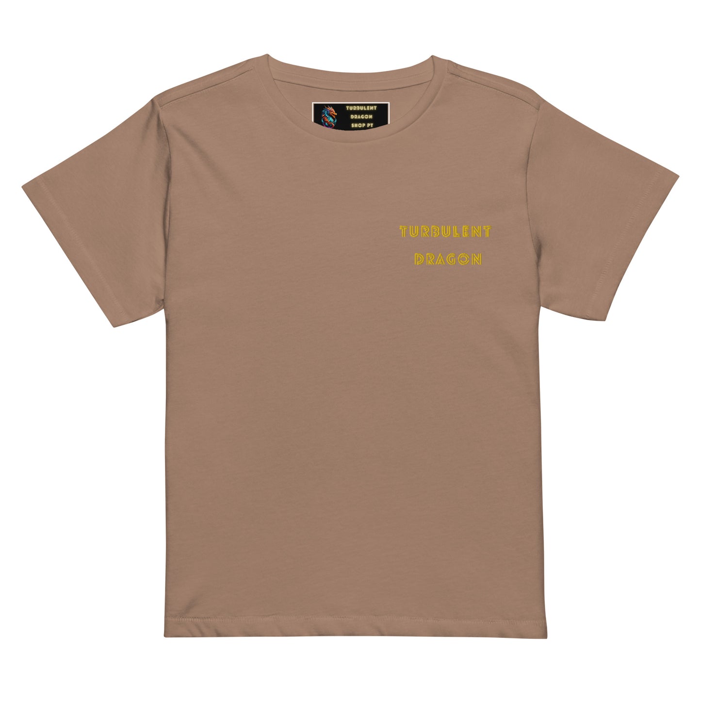 Camiseta de cintura alta feminina