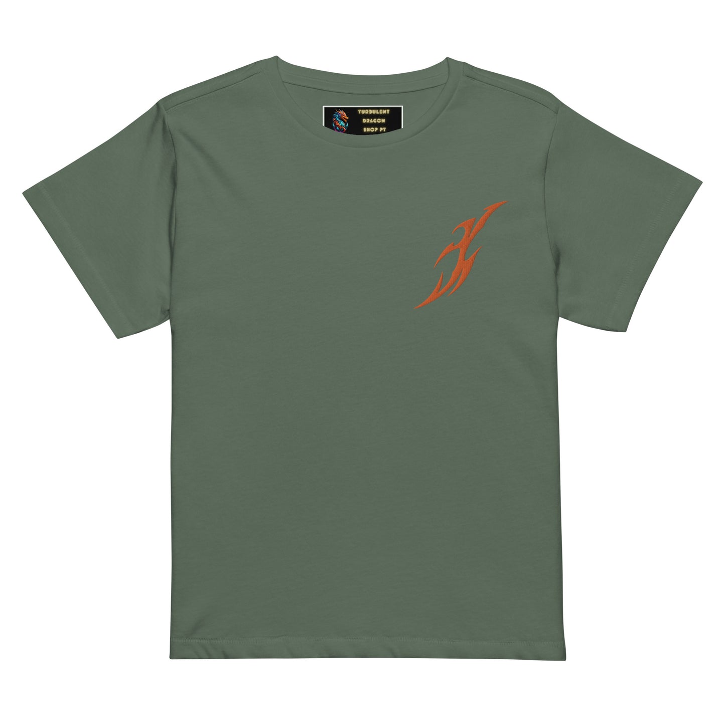 Camiseta de cintura alta feminina