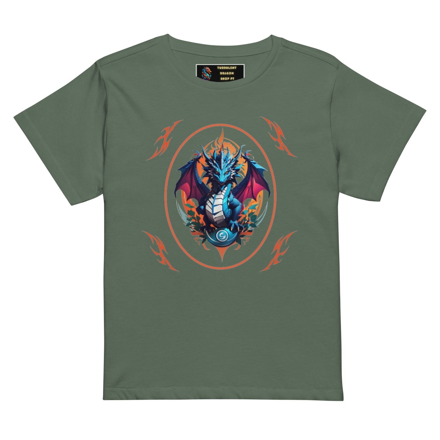 Camiseta de cintura alta feminina