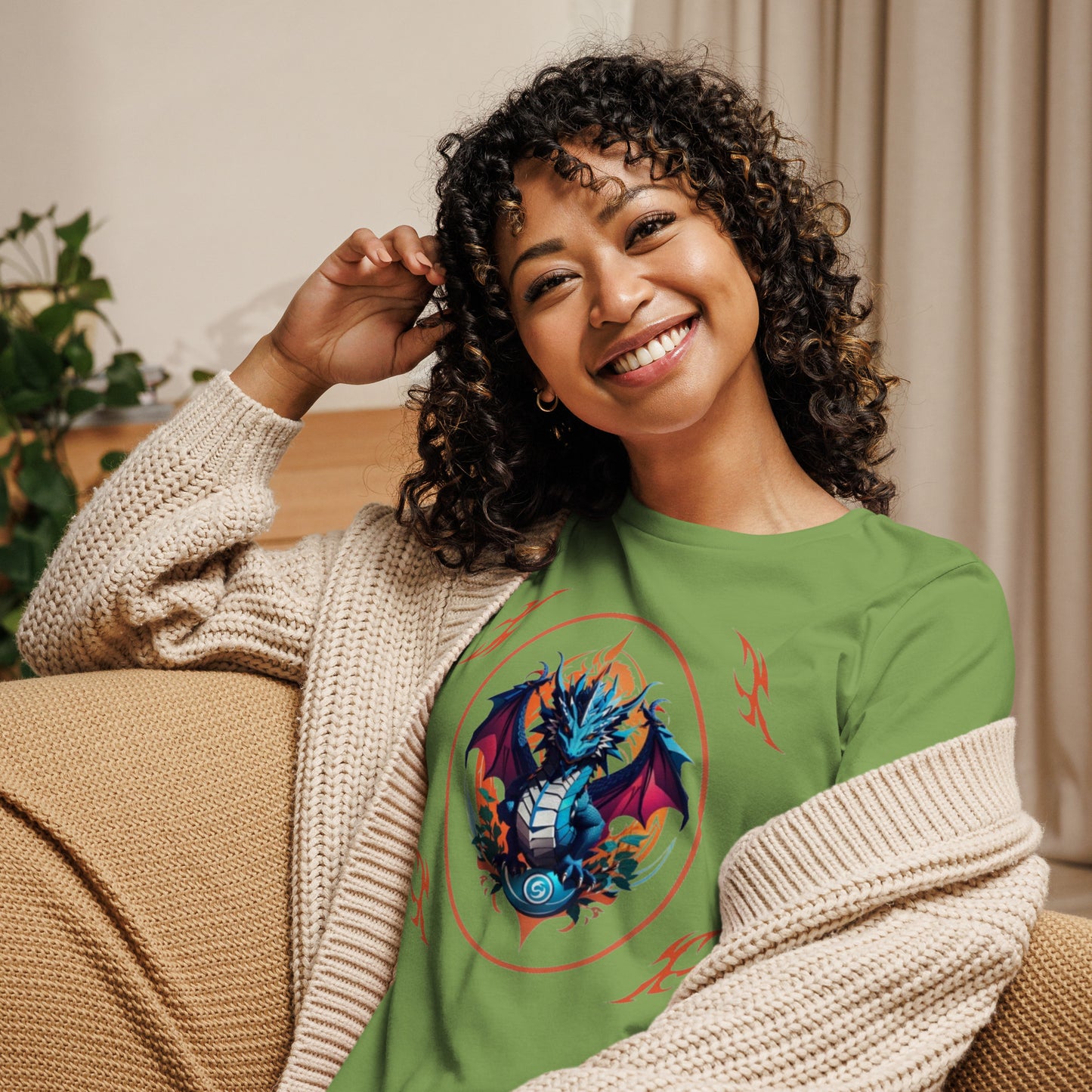 Camiseta Solta Feminina
