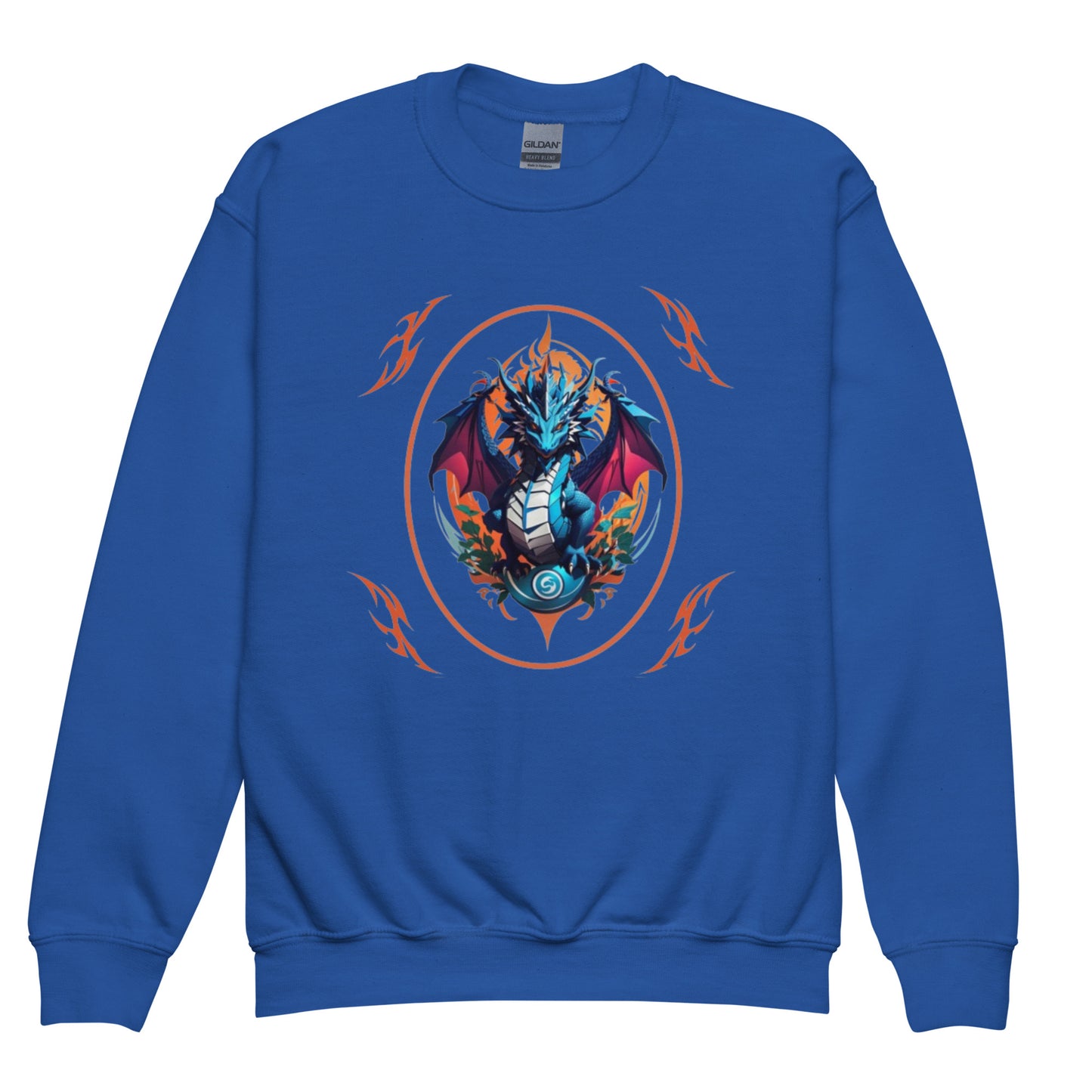 Moletom com gola redonda juvenil