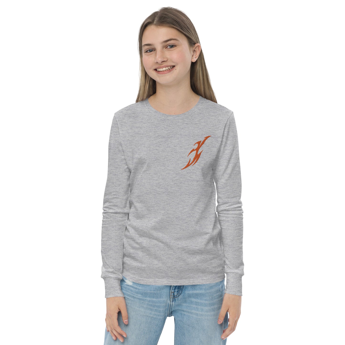 Camiseta manga longa juvenil