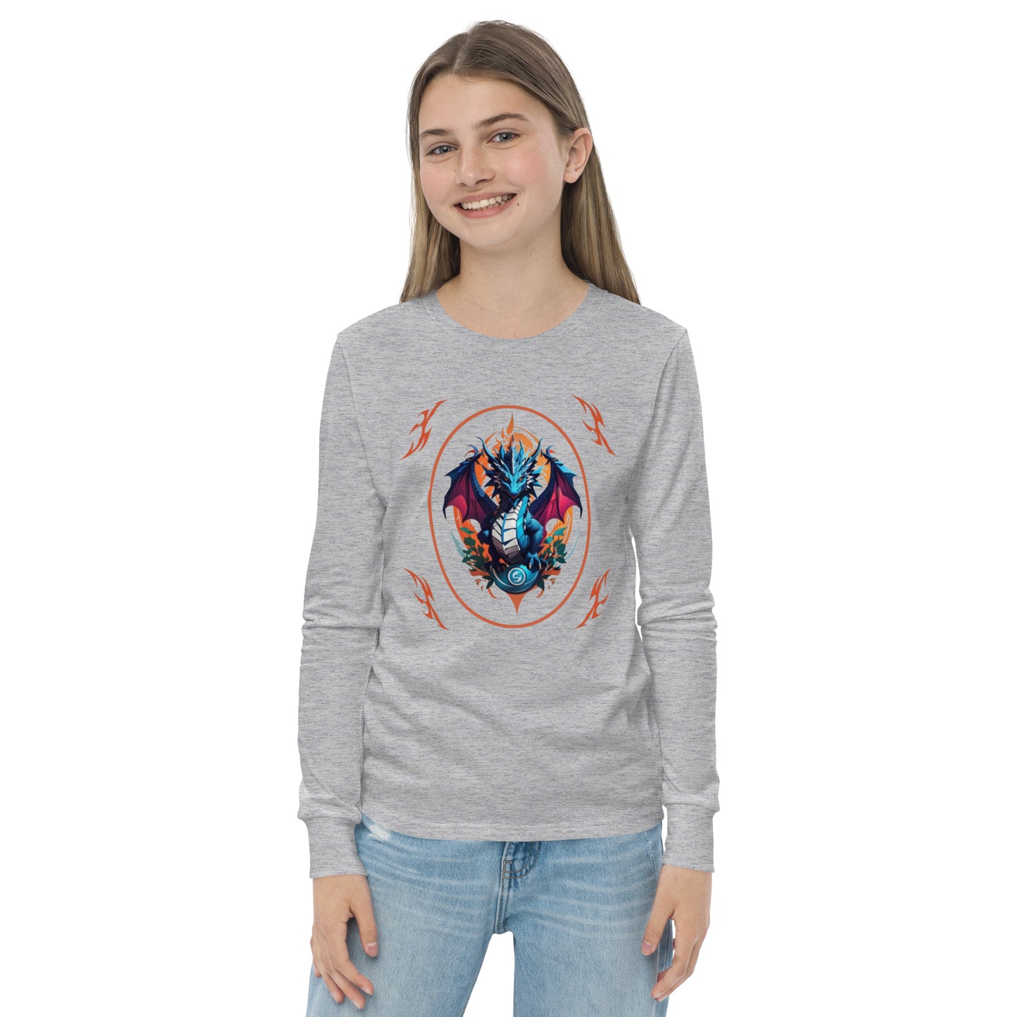 Camiseta manga longa juvenil