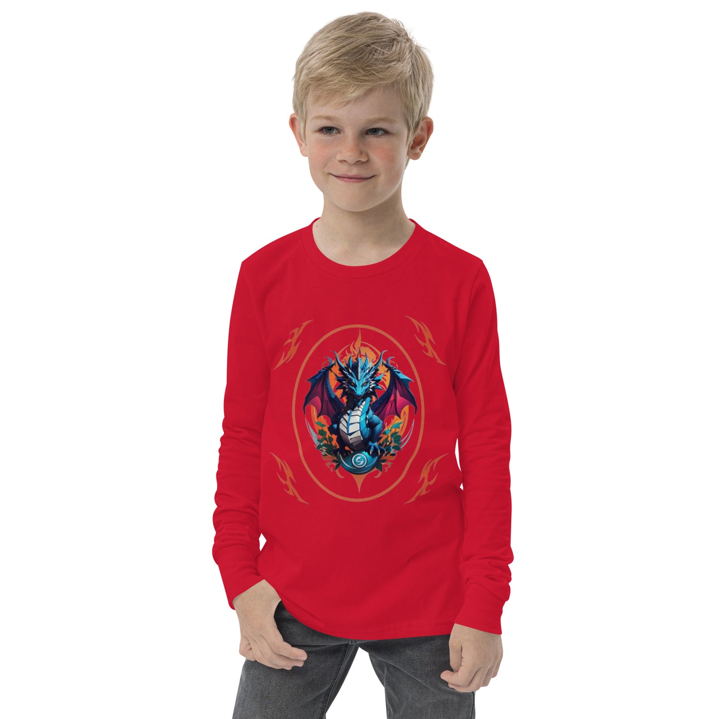 Camiseta manga longa juvenil