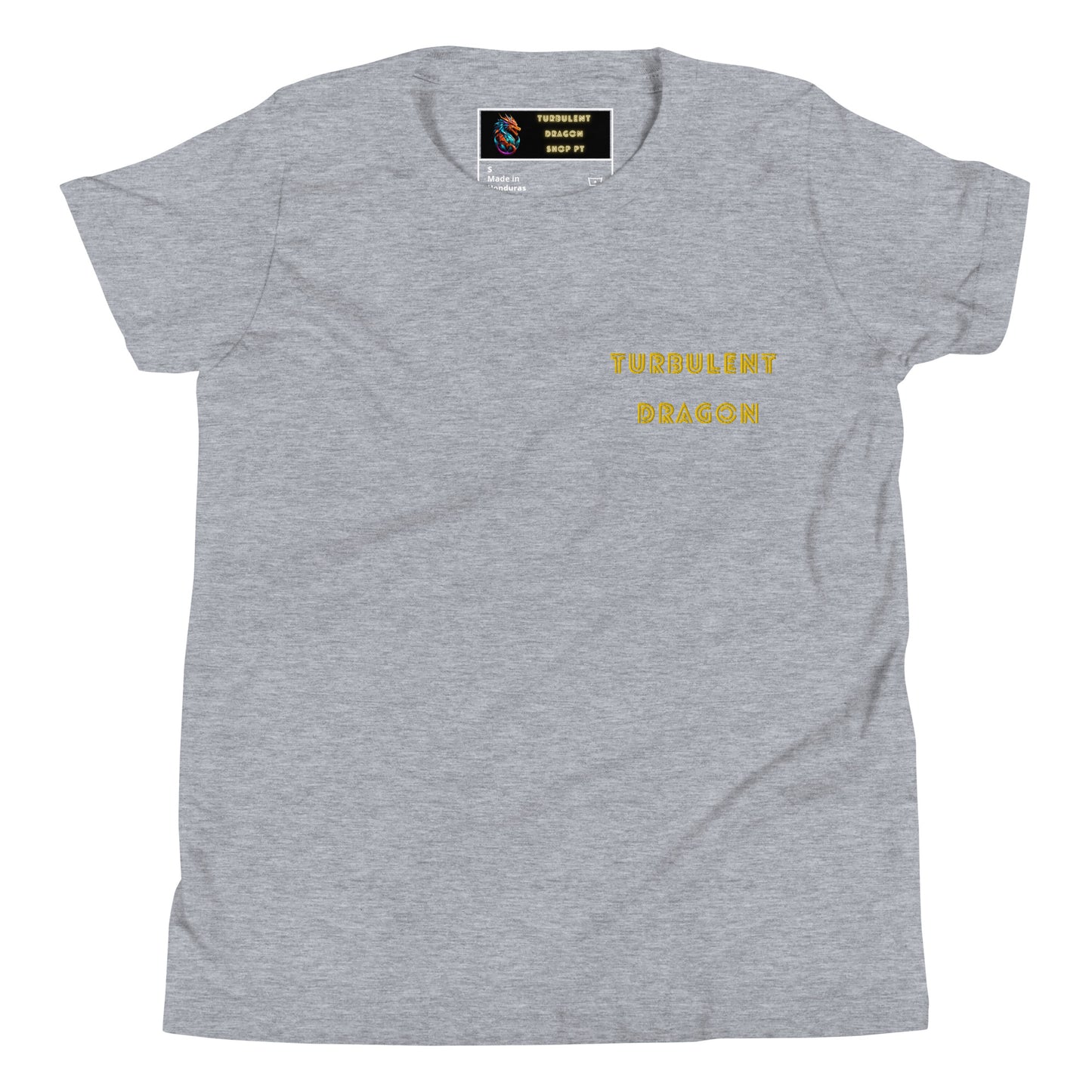 Camiseta juvenil com mangas curtas