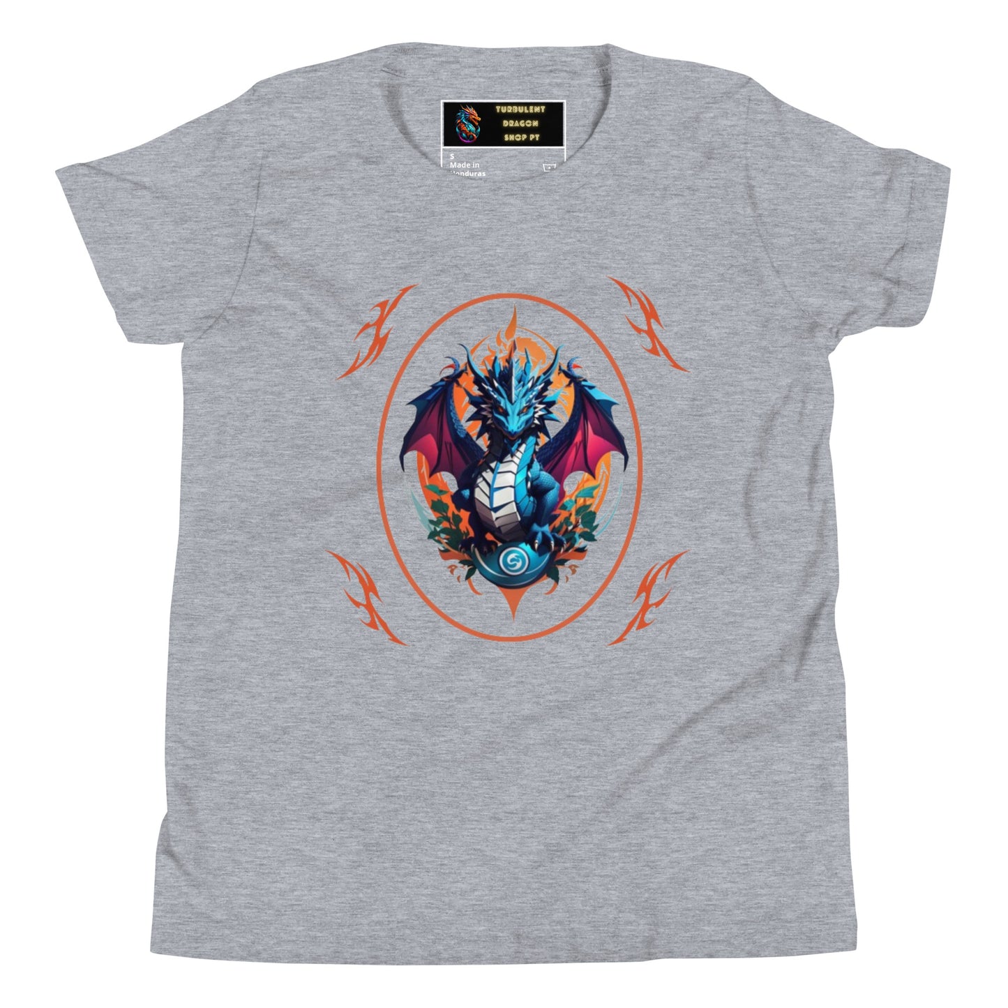 Camiseta juvenil com mangas curtas