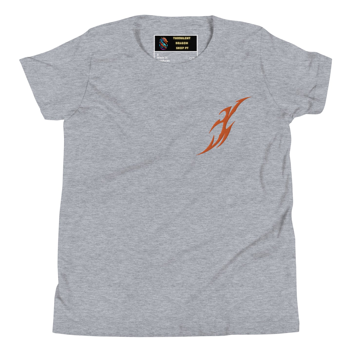 Camiseta juvenil com mangas curtas