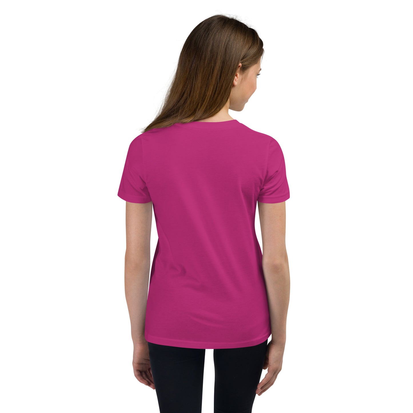 Camiseta juvenil com mangas curtas