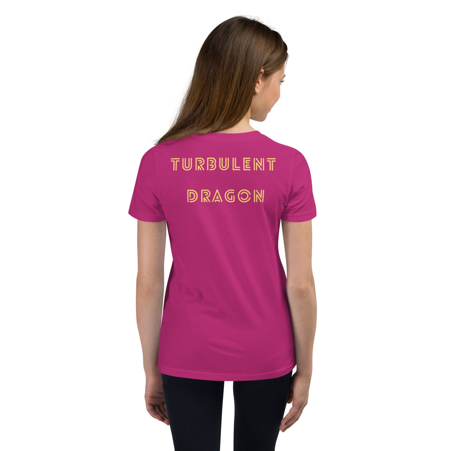Camiseta juvenil com mangas curtas
