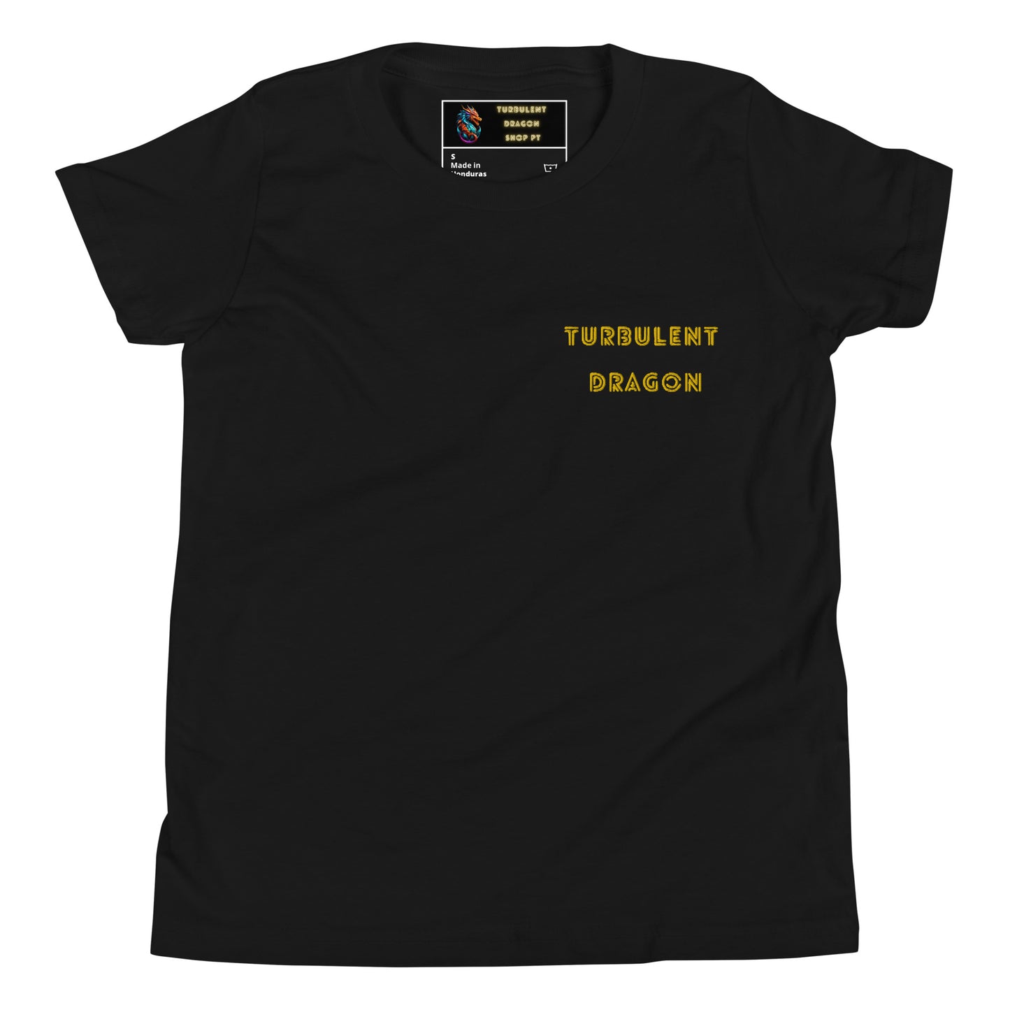 Camiseta juvenil com mangas curtas