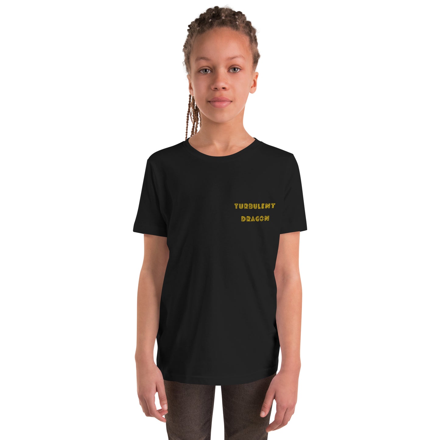 Camiseta juvenil com mangas curtas
