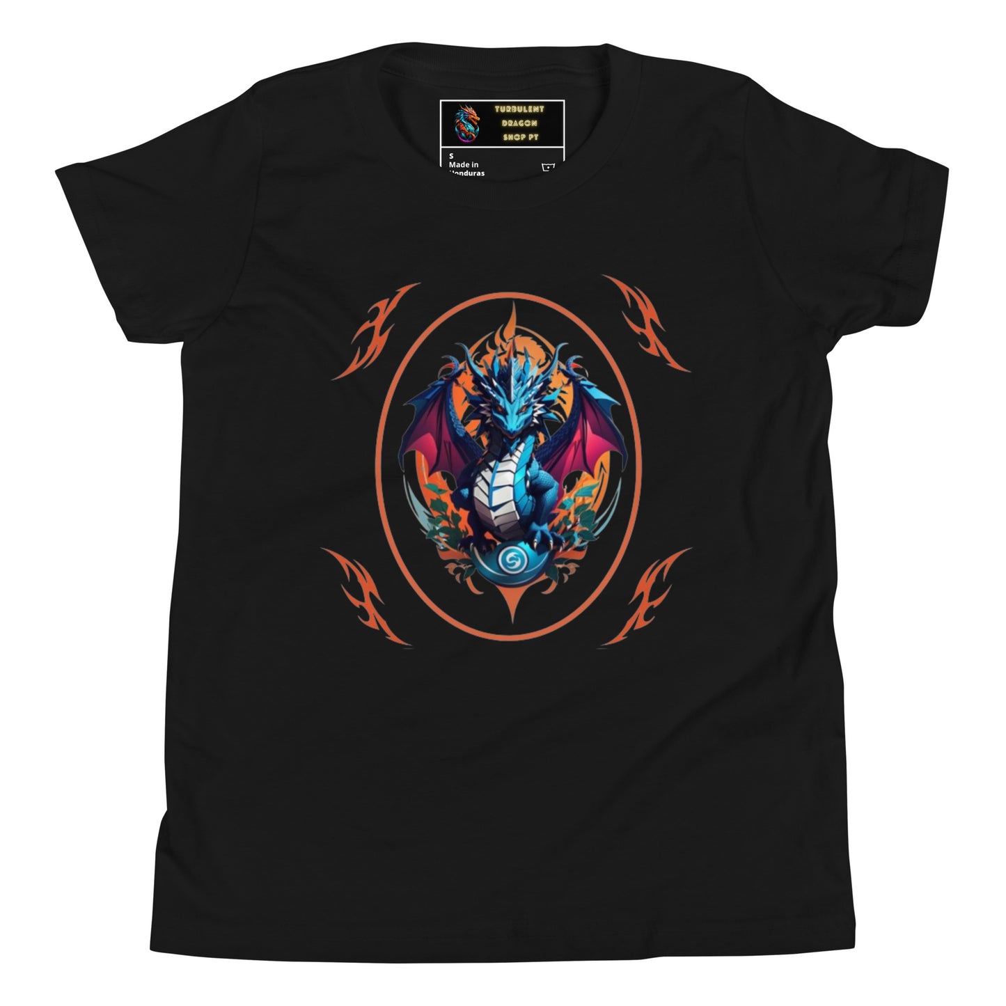Camiseta juvenil com mangas curtas