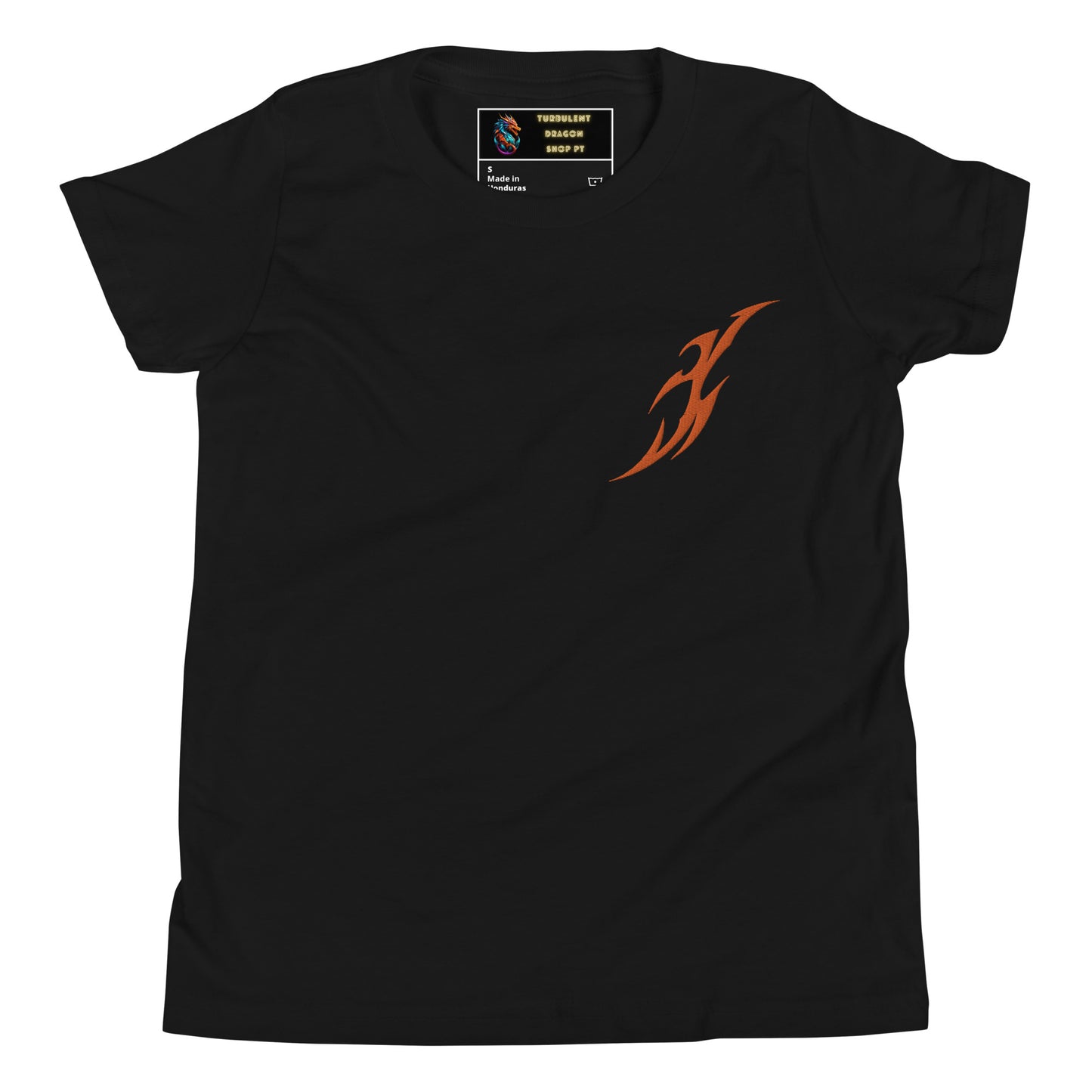 Camiseta juvenil com mangas curtas