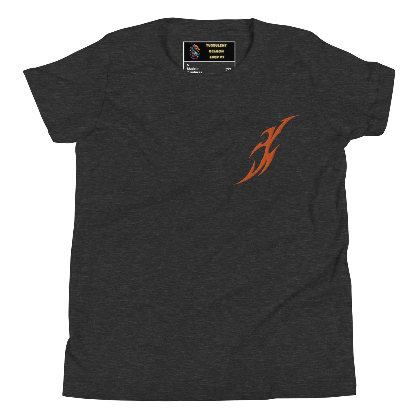 Camiseta juvenil com mangas curtas