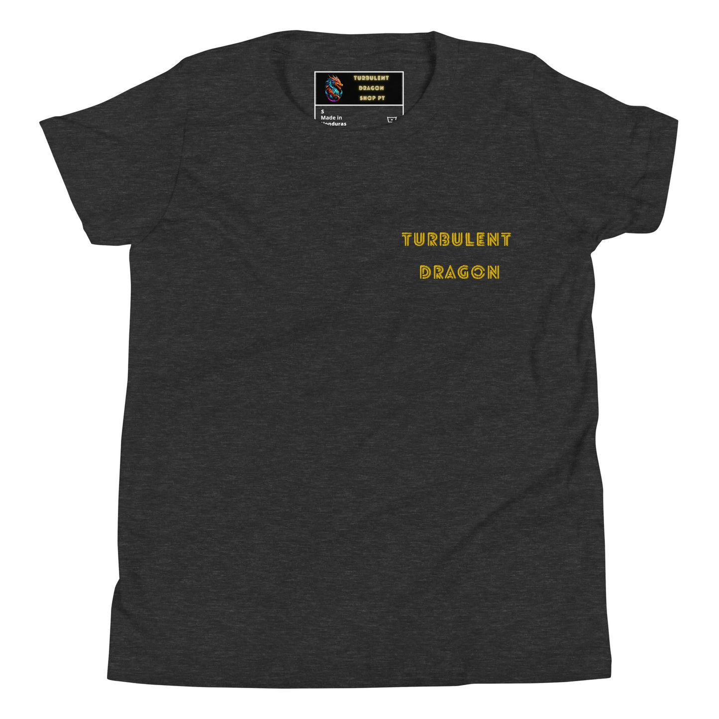 Camiseta juvenil com mangas curtas