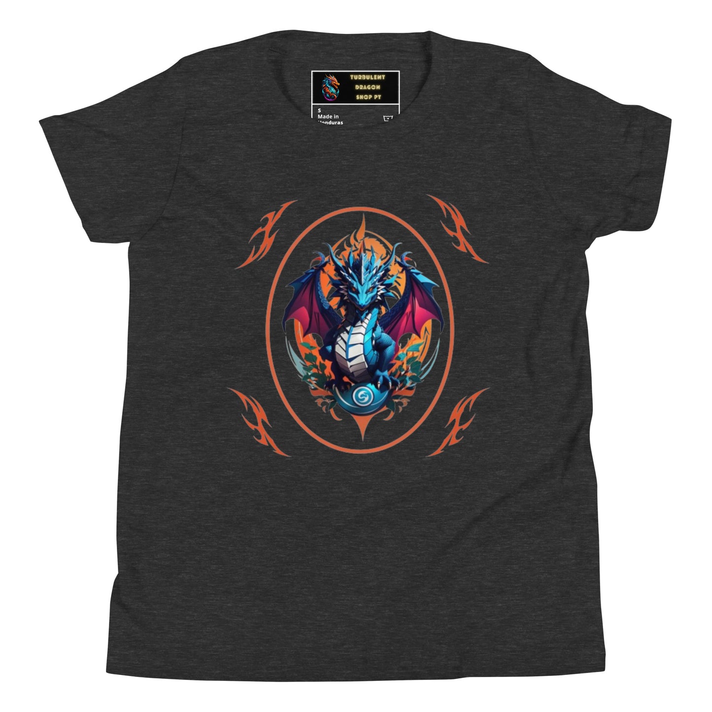 Camiseta juvenil com mangas curtas