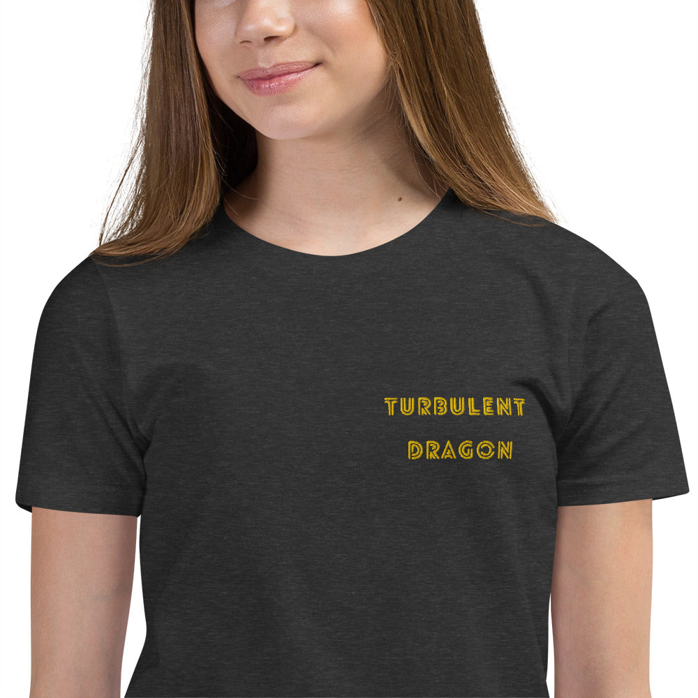 Camiseta juvenil com mangas curtas