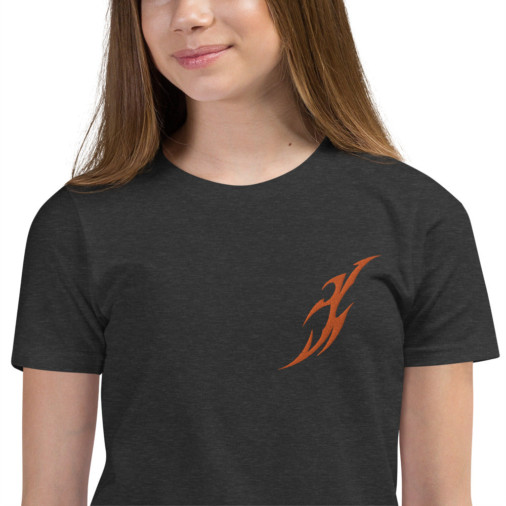 Camiseta juvenil com mangas curtas
