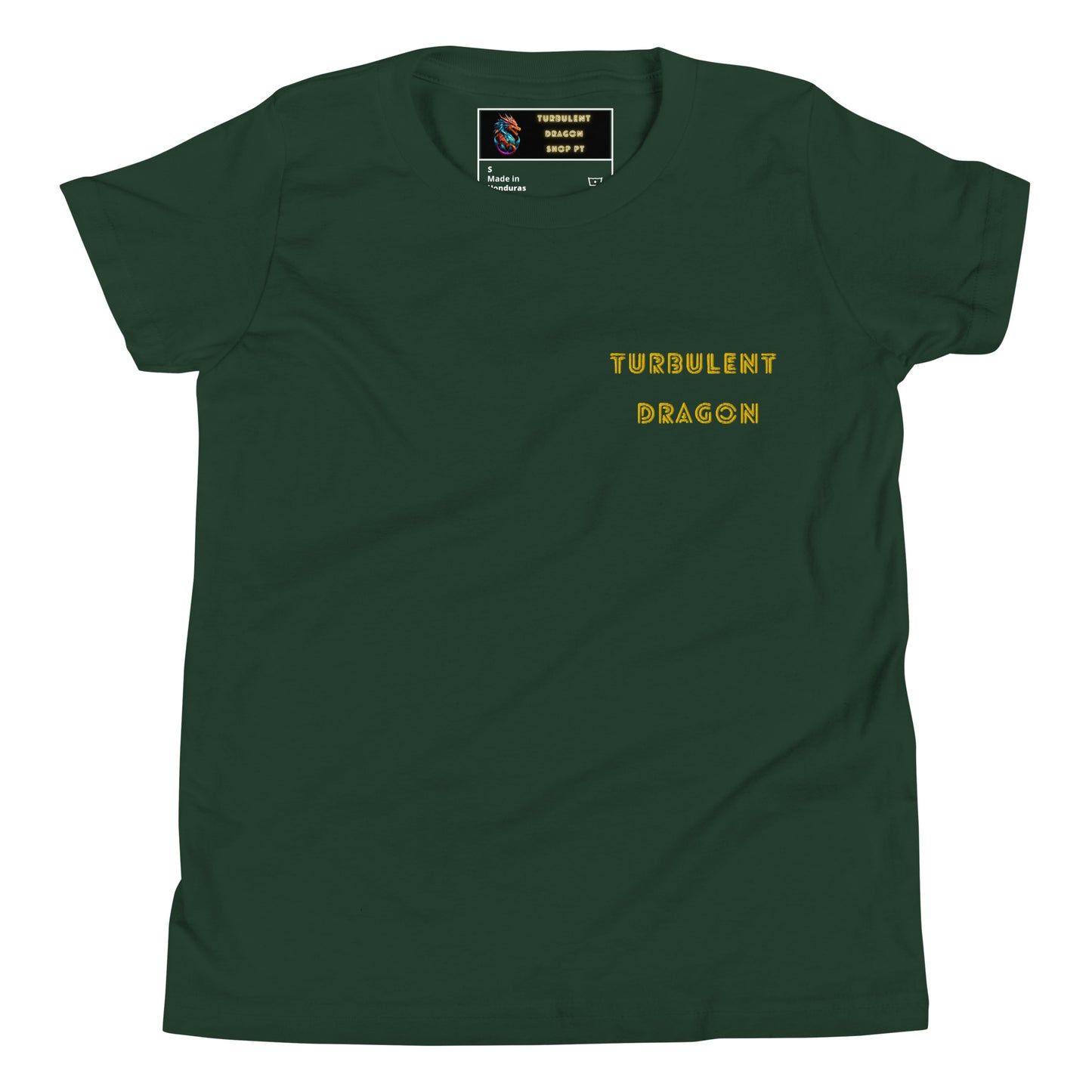 Camiseta juvenil com mangas curtas