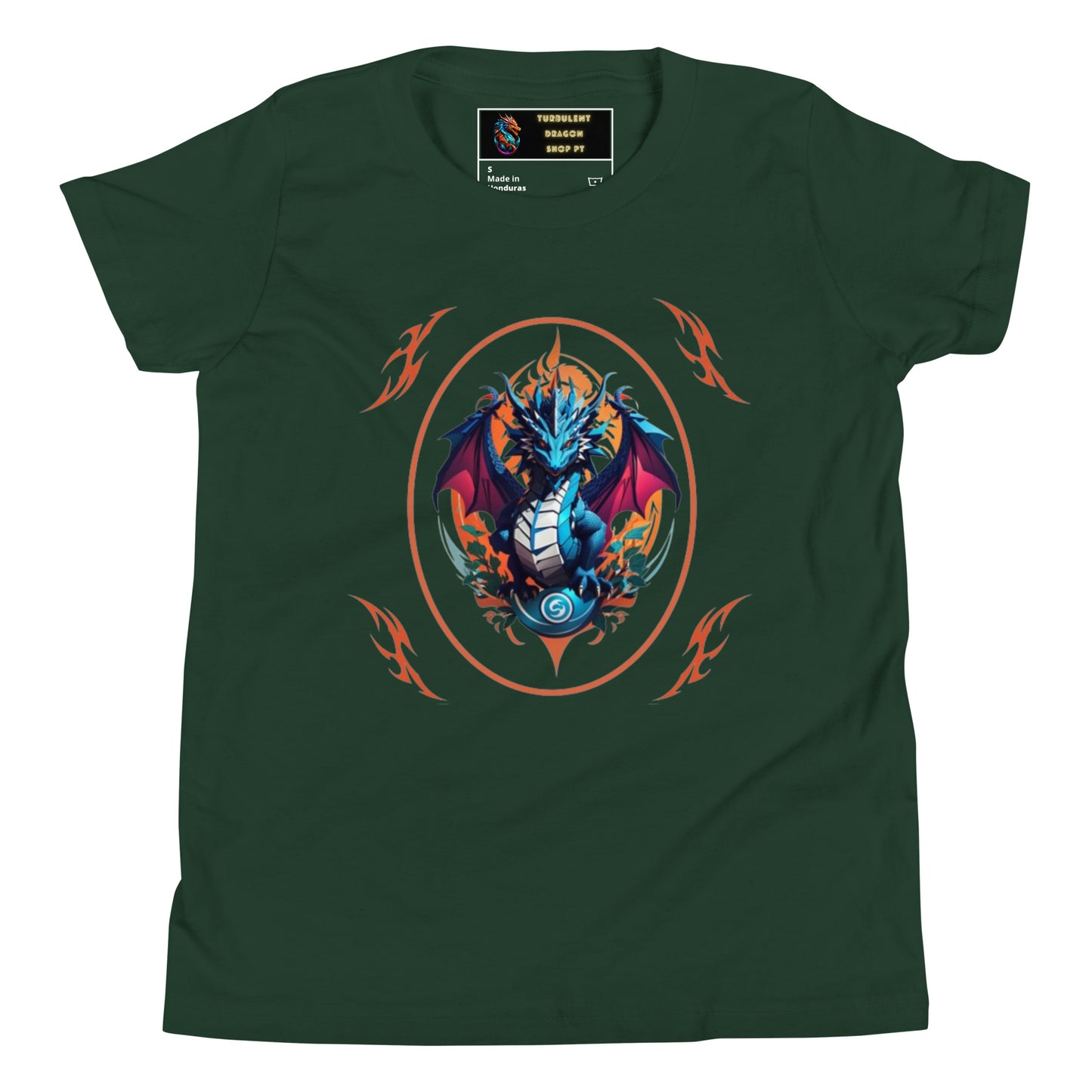 Camiseta juvenil com mangas curtas