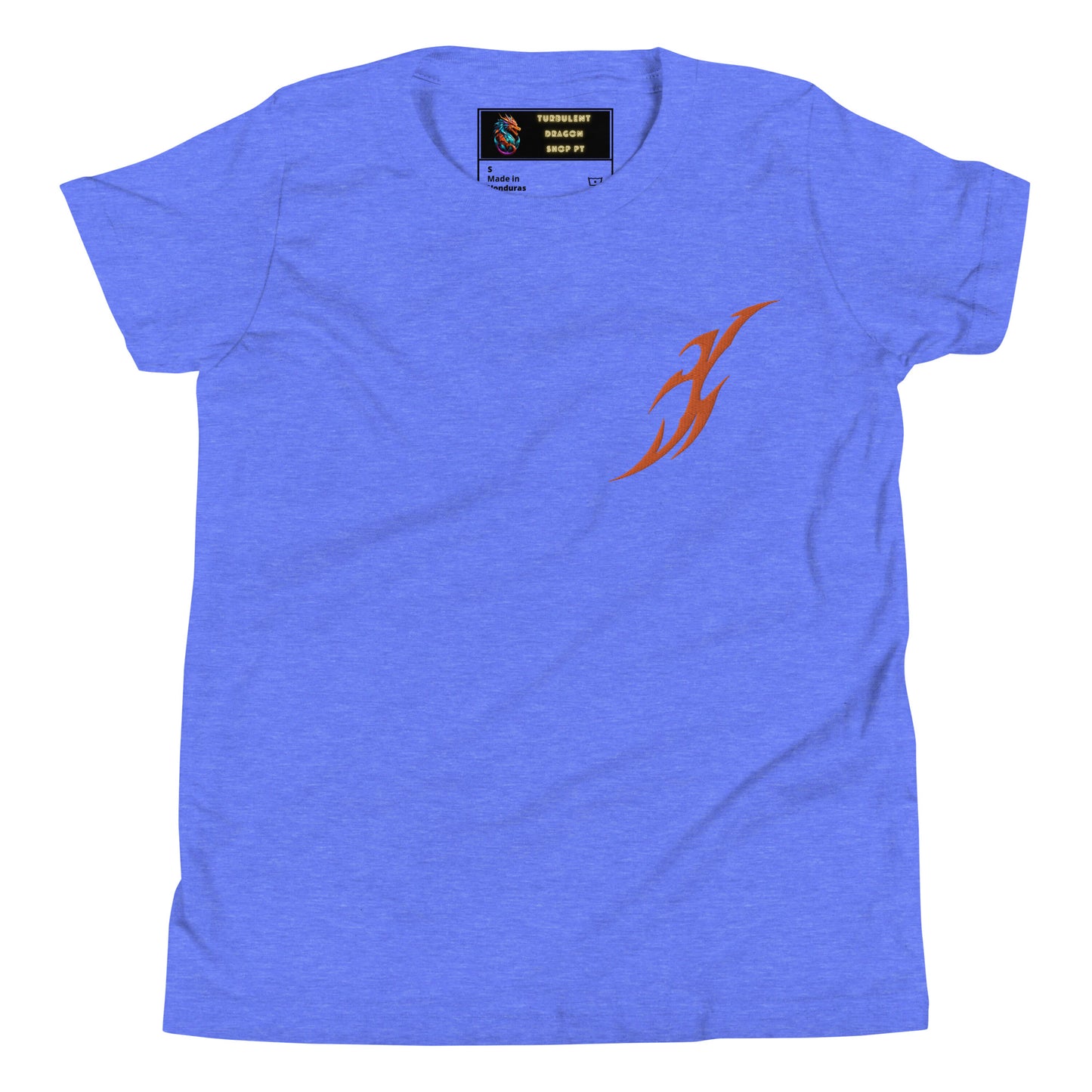 Camiseta juvenil com mangas curtas