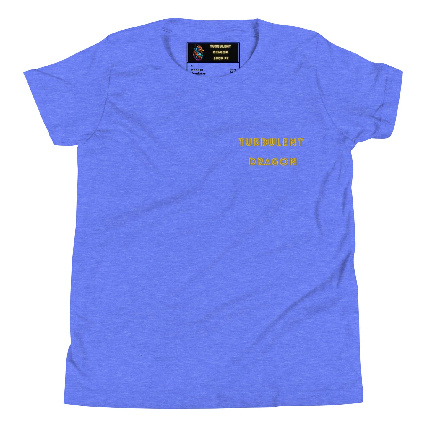 Camiseta juvenil com mangas curtas