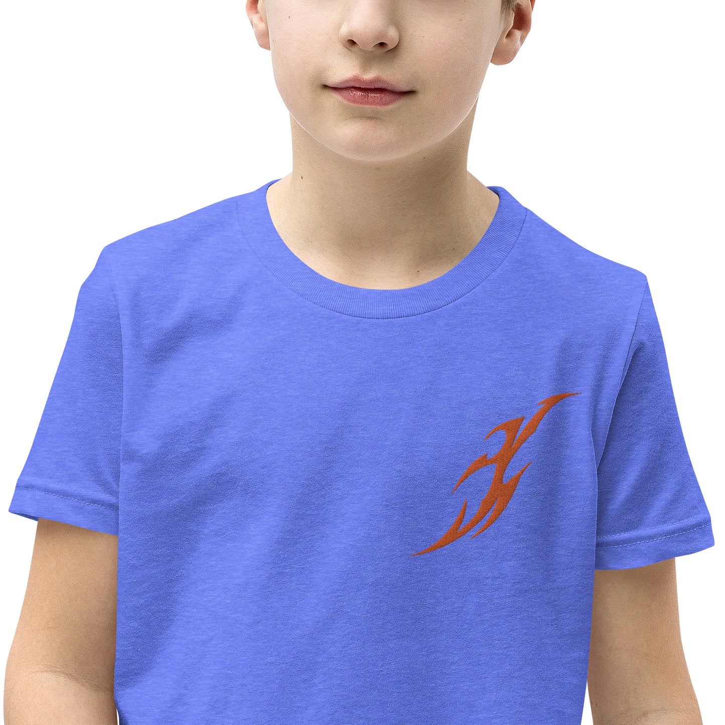 Camiseta juvenil com mangas curtas