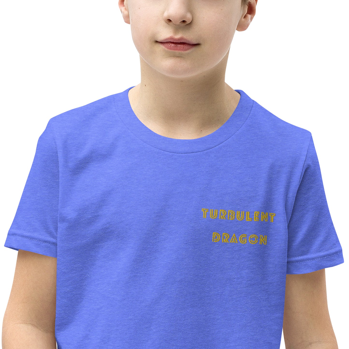 Camiseta juvenil com mangas curtas