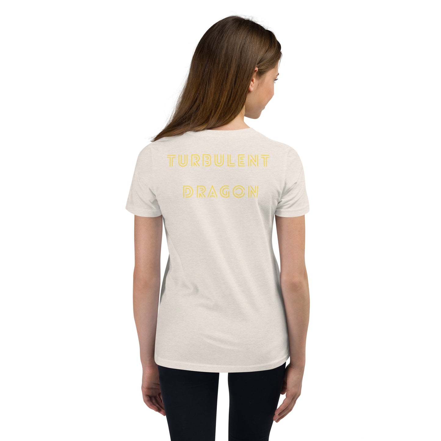 Camiseta juvenil com mangas curtas