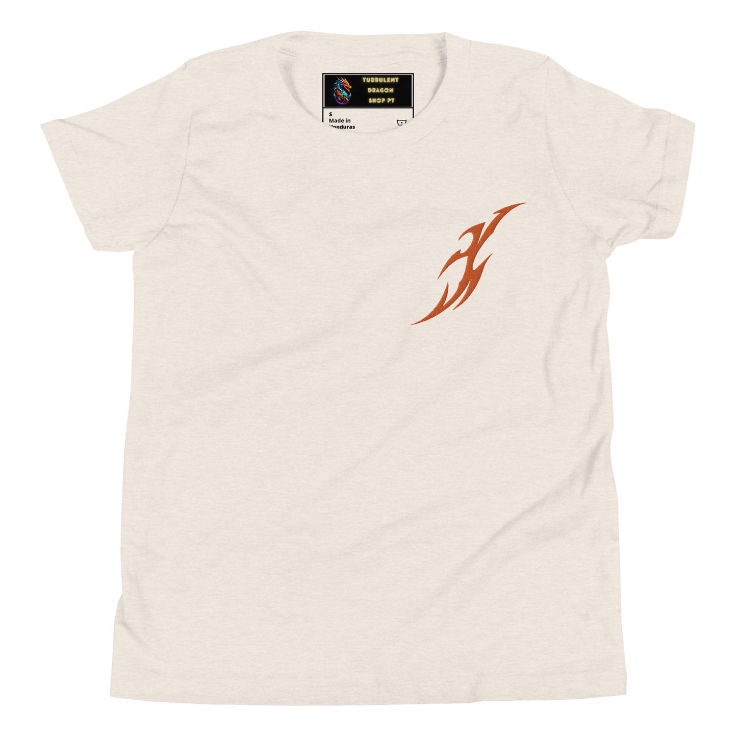Camiseta juvenil com mangas curtas