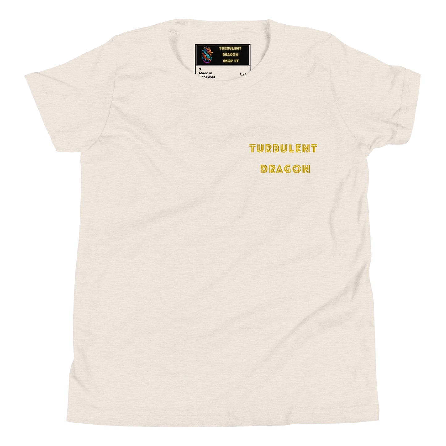 Camiseta juvenil com mangas curtas