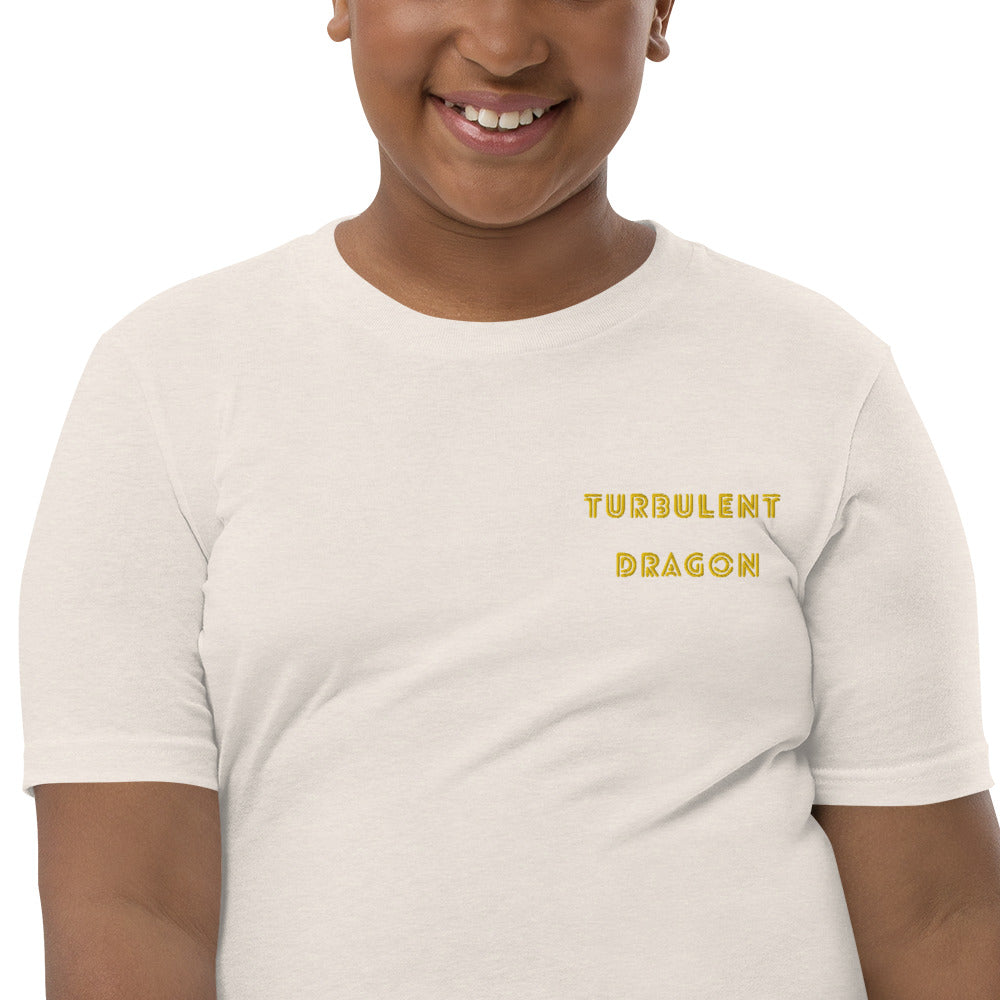 Camiseta juvenil com mangas curtas