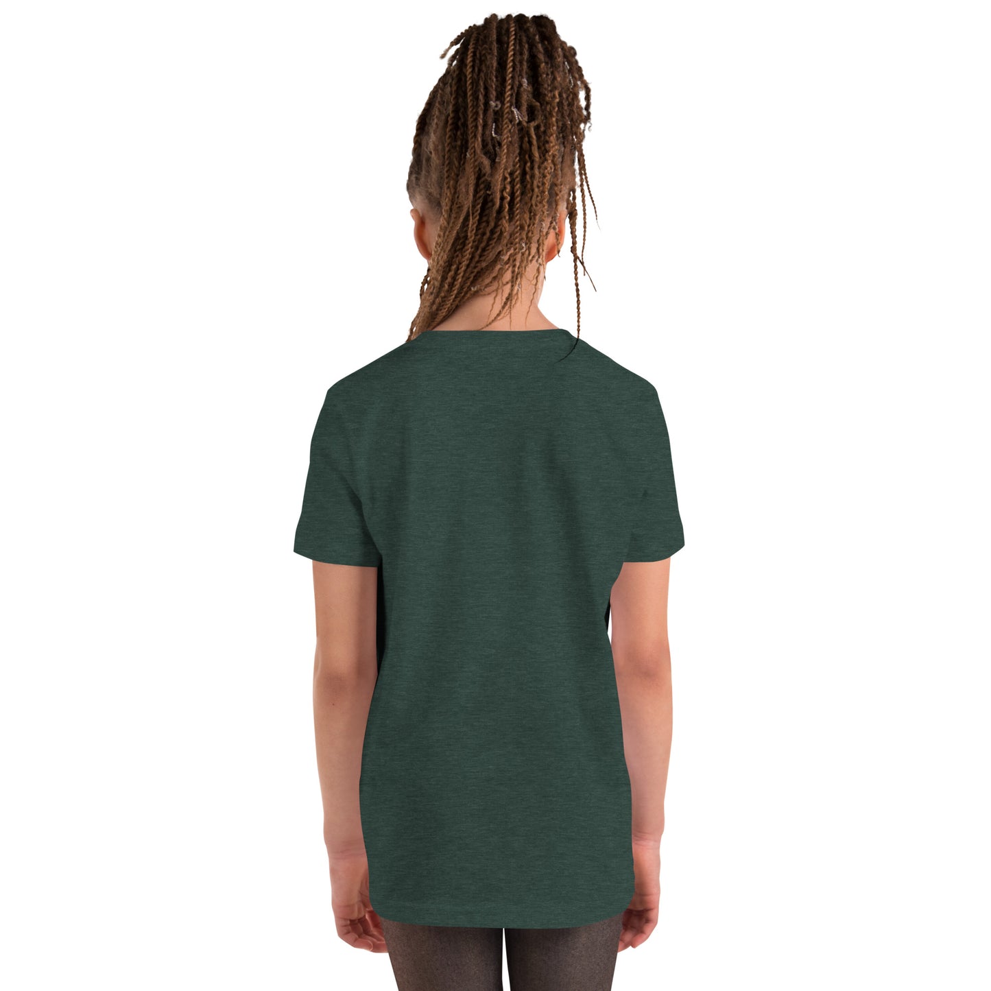 Camiseta juvenil com mangas curtas