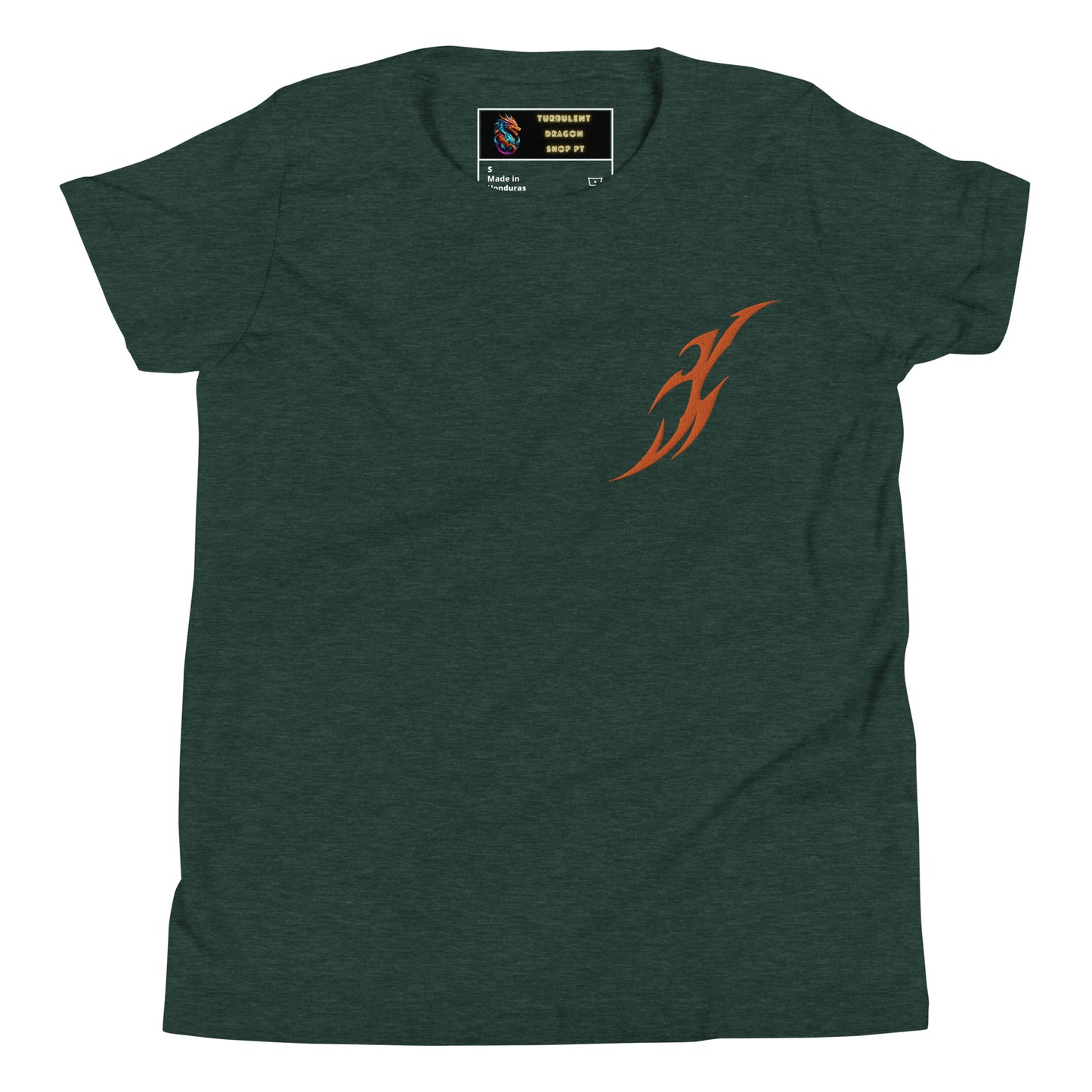 Camiseta juvenil com mangas curtas