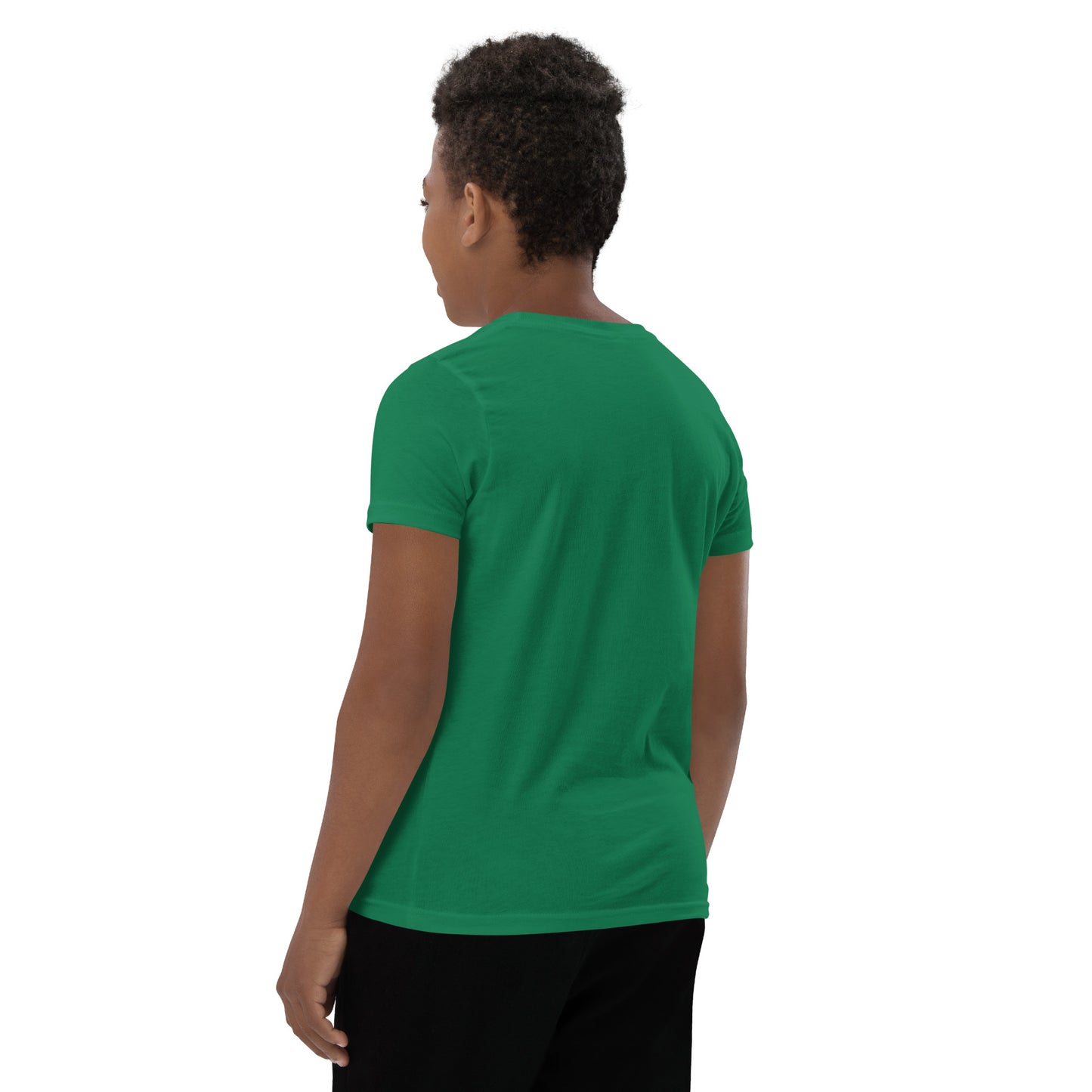 Camiseta juvenil com mangas curtas