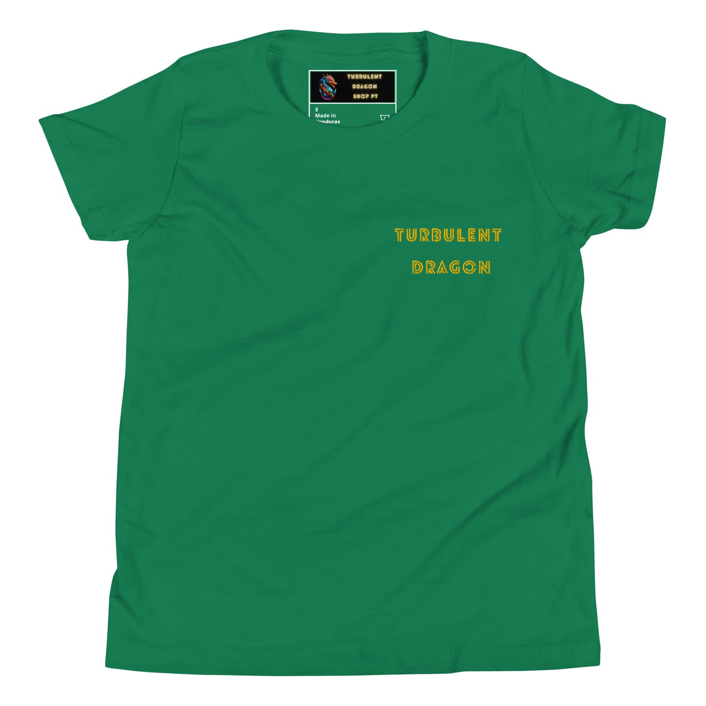 Camiseta juvenil com mangas curtas