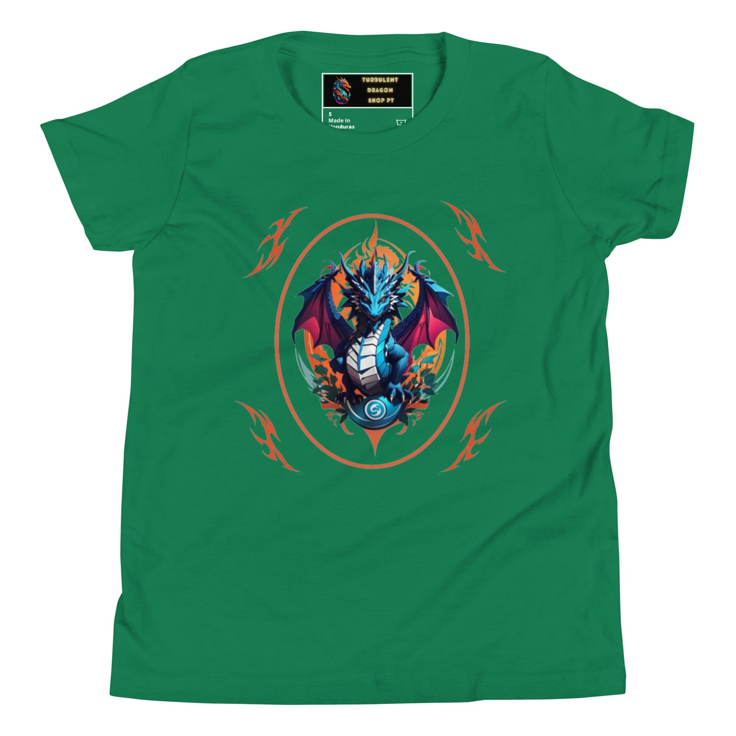 Camiseta juvenil com mangas curtas