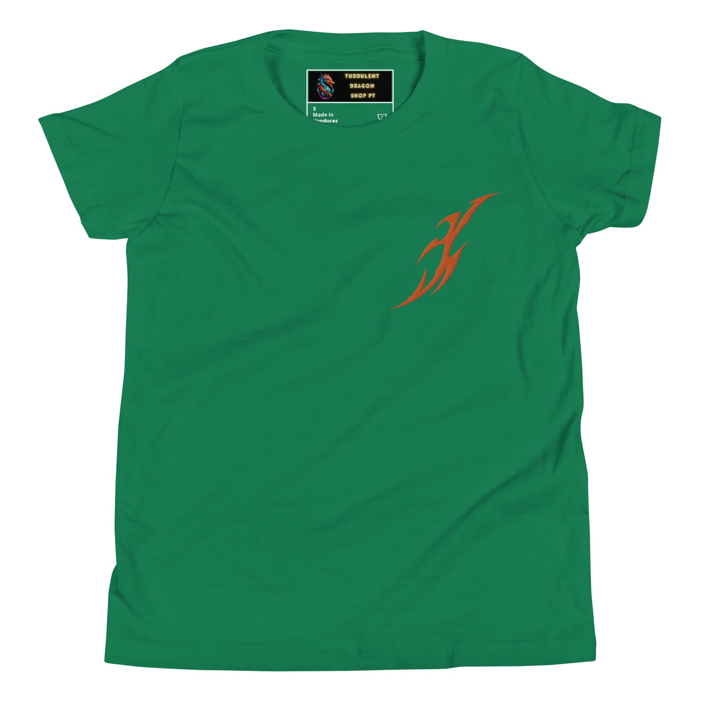 Camiseta juvenil com mangas curtas