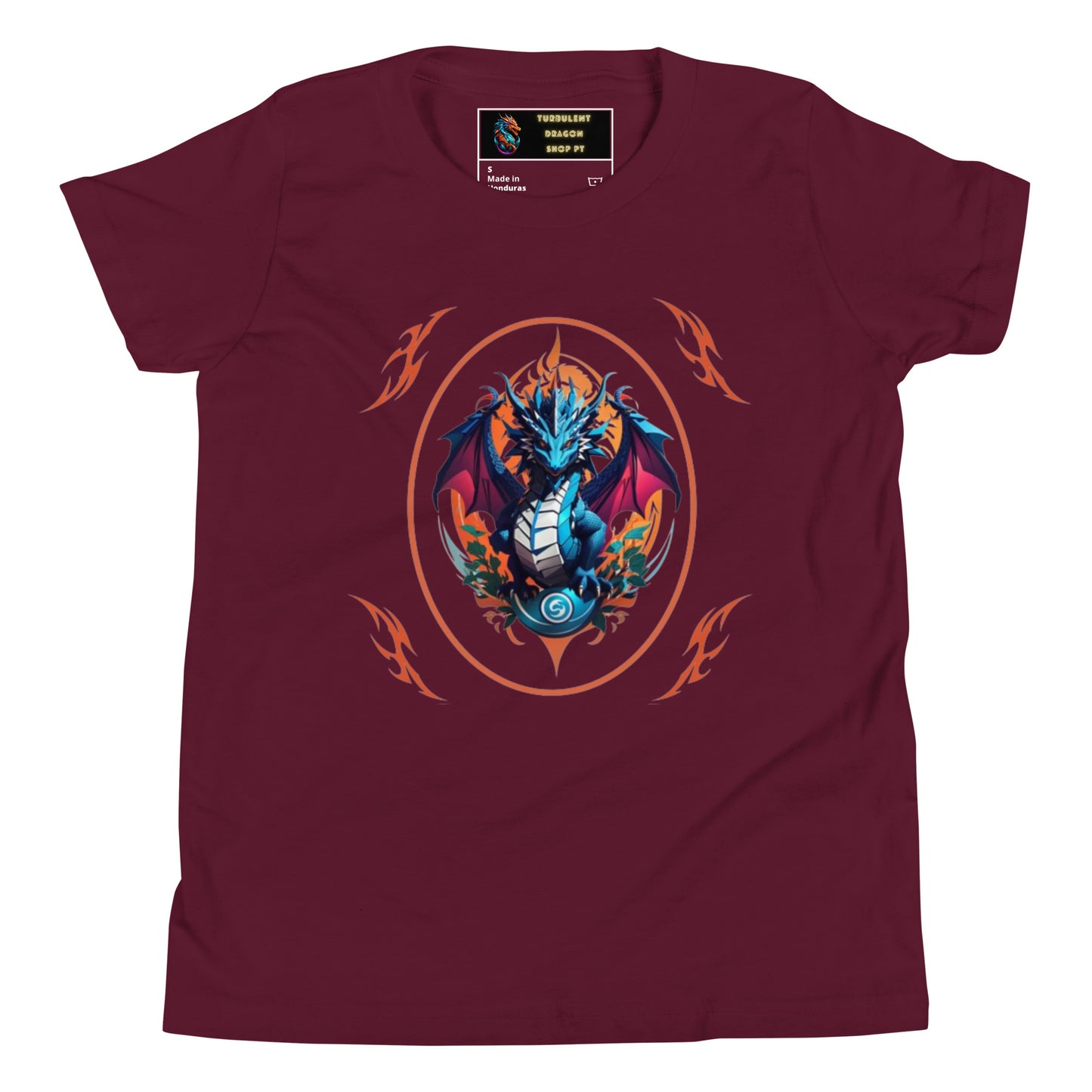 Camiseta juvenil com mangas curtas