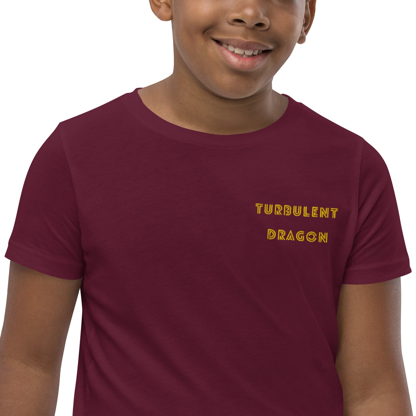 Camiseta juvenil com mangas curtas