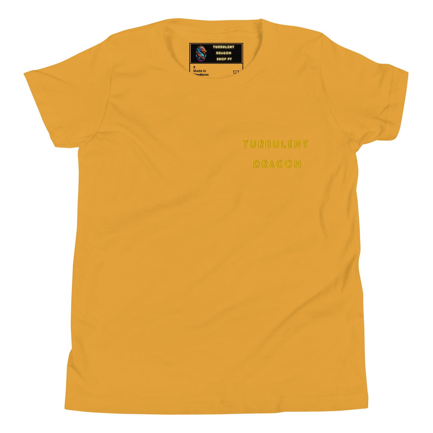 Camiseta juvenil com mangas curtas